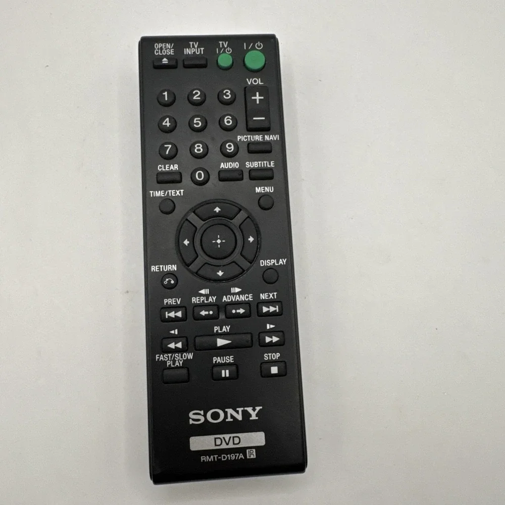 Sony RMT-D197A DVP-SR200P DVP-NS710H/B DVD Player Remote Control -Tested